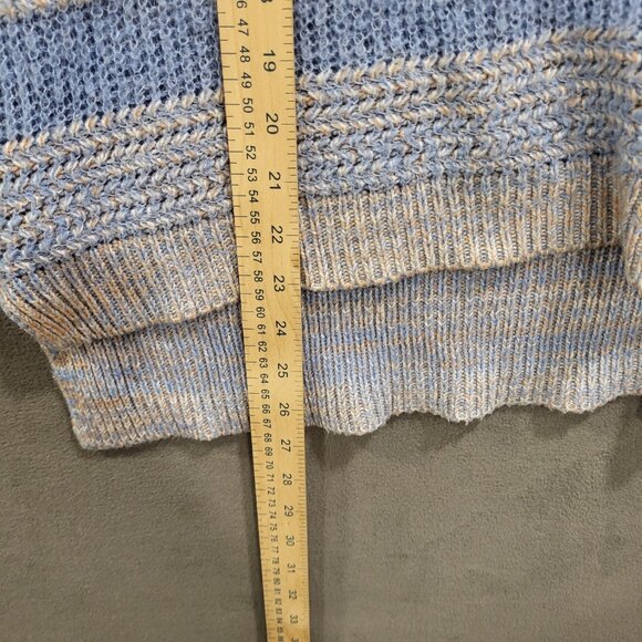 Habitual Wool Alpaca Blend Sweater‎ Womens Size Large Striped Soft Cozy Warm - Picture 7 of 8